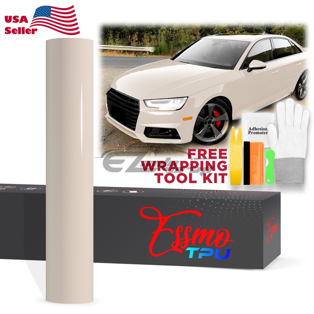 TPU Color Gloss Pepper White PPF Paint Protection Film Dry Wet Apply Vinyl Wrap