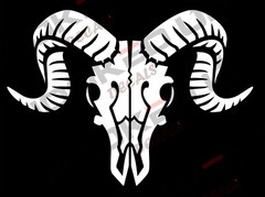 Ram Skull Vinyl Transfer Decal