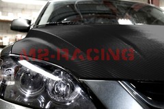 4D Carbon Fiber Black Semi Glossy Vinyl Wrap Decal Sheet Bubble Free Sheet Film