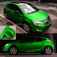 Modify Full SUV Car Wrap Matte Chrome Satin Metal Vinyl Sticker Green 65FT AX