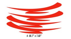 RV, Trailer Hauler, Camper, Motor-home Large Decals/Graphics Kits 28-k-1