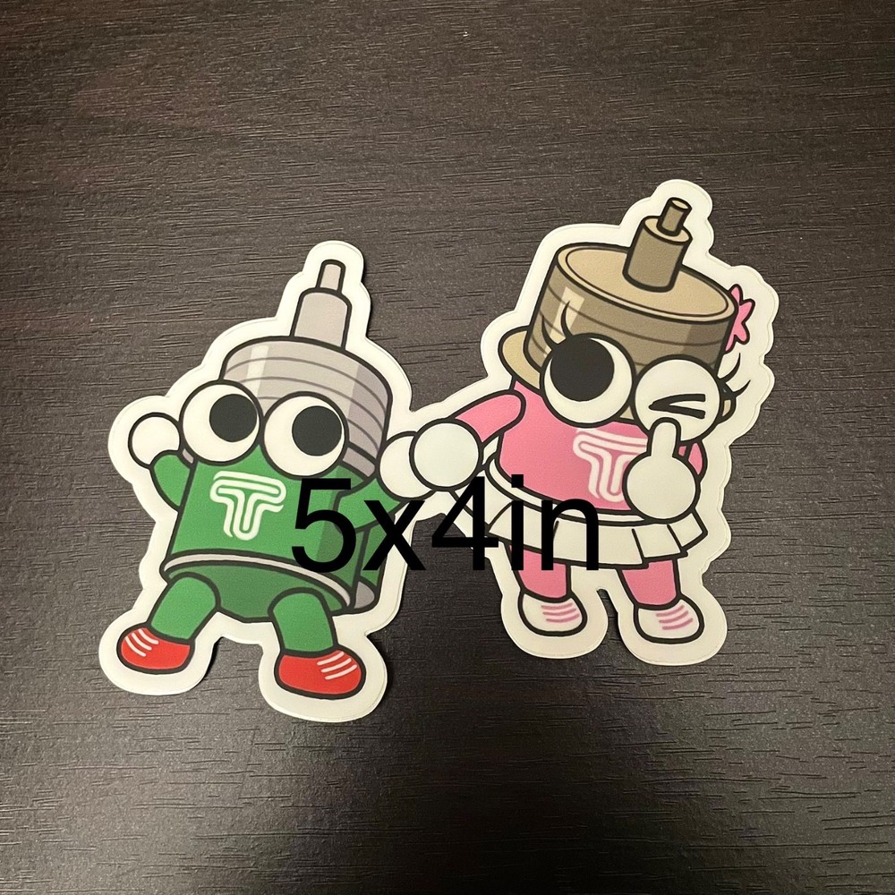 Suspension TEIN Dampachi & Dampatty 💕JDM Waterproof Car Decal Sticker 5x4in