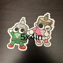 Suspension TEIN Dampachi & Dampatty 💕JDM Waterproof Car Decal Sticker 5x4in
