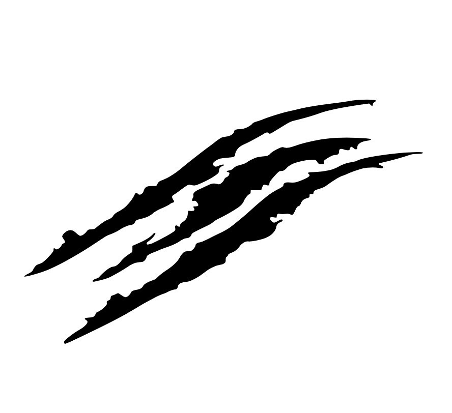 Monster Claw Marks Vinyl Decal Sticker – Car Window Truck Drifting Funny Laptop