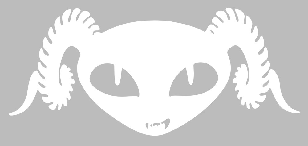 Puscifer logo alien head decals | Waterproof vinyl decals | 3″ or 5″, 7 Colors