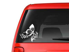 Butterfly (T4) Vinyl Decal Sticker Car/Truck Laptop/Netbook Window Free Shipping