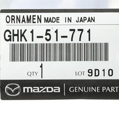 OEM NEW Mazda “SKYACTIV TECHNOLOGY” Emblem Deck Lid 14-17 Mazda6 GHK1-51-771