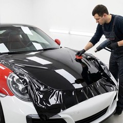 360″ x 60″ Gloss Black Vinyl Film Wrap Sticker Decal Air Bubble Free 30ft x 5ft