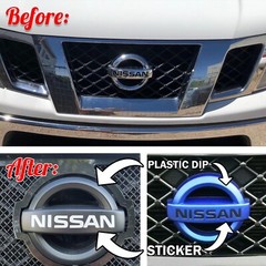 1 Front Decal Sticker NISSAN Letters Fit for Inter Emblem Frontier Pathfinder