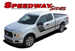 2015-2017 2018 2019 2020 Ford F-150 Stripes Speedway Decals Door Vinyl Graphics