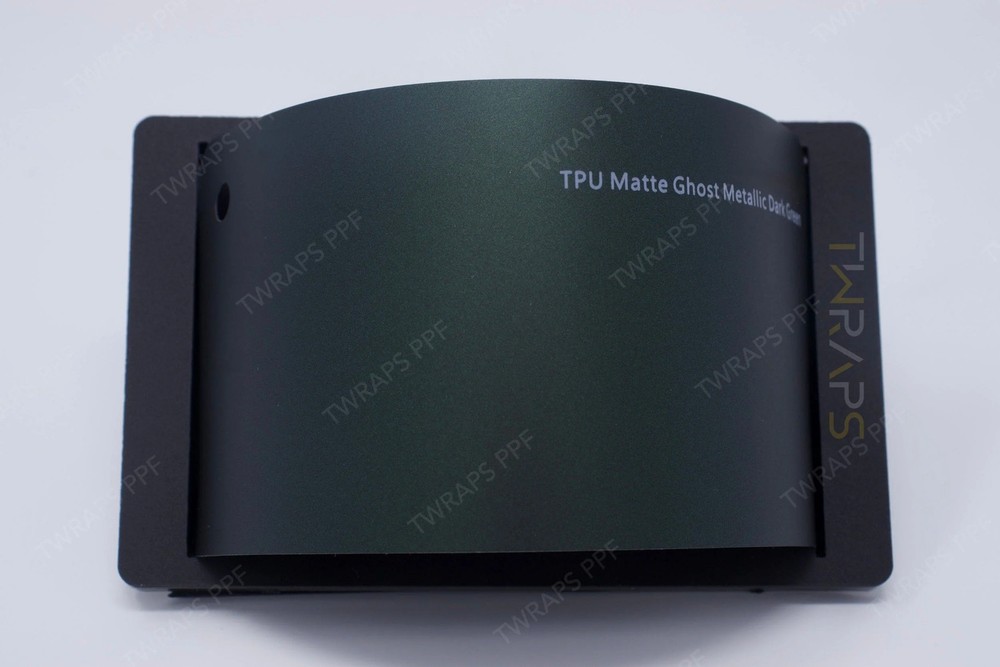 Matte Ghost Metallic Dark Green Color PPF