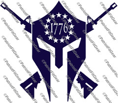 Spartan,Gun Rights,Molon Labe,Dont Tread On Me ,1776,2A,Custom Vinyl Decal