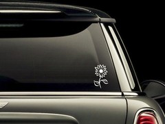 Sunflower Die Cut Vinyl Car Truck Van Window Decal Sticker US Seller US Made