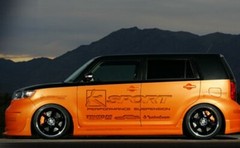 2008-2015 SCION xB REAR BUMPER PROTECTOR APPLIQUE graphic
