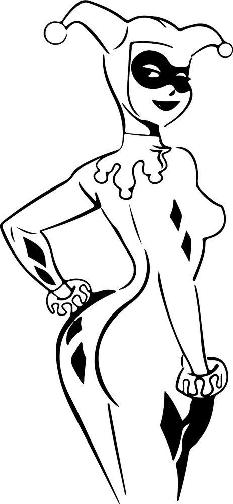 Vinyl Decal Car Truck Sticker Wall Batman Joker – Harley Quinn Back