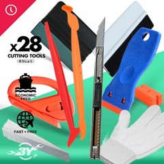 New PRO Window Tinting Tools Kit, Auto Car Vinyl Wrap Squeegee Tint Film