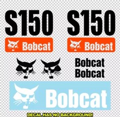 Bobcat S150 Skid Steer S 150 Set Vinyl Decal Sticker – Aftermarket