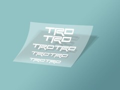 8pcs Toyota TRD Caliper Decal Stickers, Die-Cut Vinyl Decal Sticker