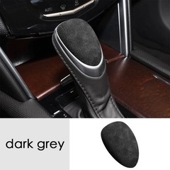 Car Suede Gear Shift Knob Cover Trim for Cadillac ATS XTS SRX