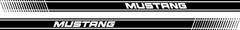 CUSTOM FORD MUSTANG SIDE STRIPES PORSCHE STYLE SIDE STRIPES- Set Of Two