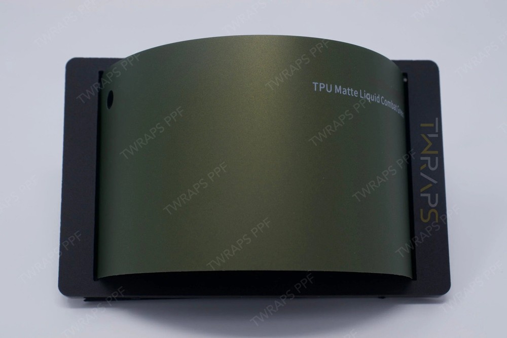 Matte Liquid Combat Green Color PPF