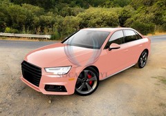 High Gloss Paige Pink Glossy Car Vinyl Wrap Sticker Decal Sheet Film Air Release