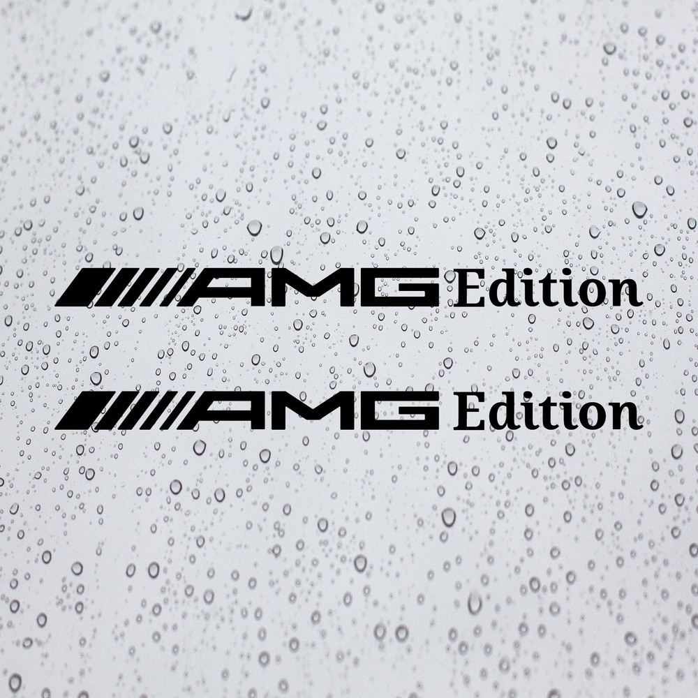 (2X) AMG Edition Decal Vinyl Stickers for Mercedes Benz Cars
