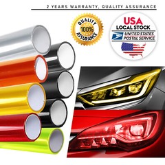 Transparent Orange for Headlight Taillamp Lens Vinyl Protection Wrap Film12″x72″