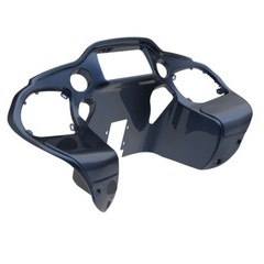 Midnight Blue Inner Fairing Glove Box Doors For 15+ Harley Road Glide FLTRX