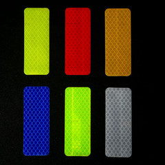 20 pcs Reflective Stickers Car Bumper Stickers Night Warning Anti-Collision Tape