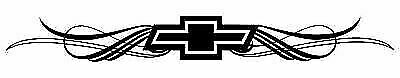 Chevy Chevrolet Bowtie die cut vinyl decal sticker racing car window auto tribal