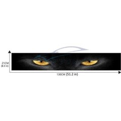 Car Front Windshield Sunshade Stickers Terrorist Decor Vinyl Sticker 130*21 cm