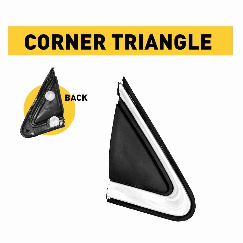 For 13-19 Nissan Sentra 96318-3SG0A Front Right Fender Trim /Mirror Finisher B