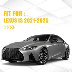 Glossy Black Delete Blackout Overlay Vinyl for Lexus IS 2021-25 Window Trim 1-10