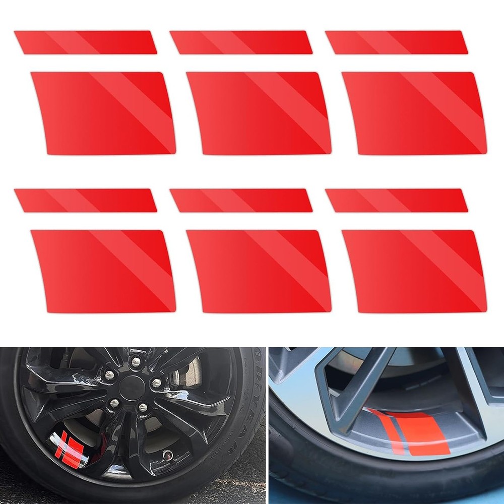 6pcs Reflective Safety Stickers – Waterproof Tape for Bike, Car, Motorcycle-NEW