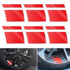 6pcs Reflective Safety Stickers – Waterproof Tape for Bike, Car, Motorcycle-NEW