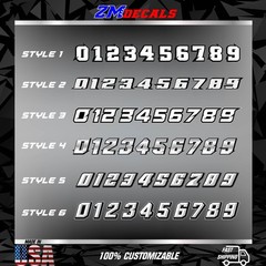 Yamaha YFZ 450R 2009–2013 Graphics Kit – Custom ATV Stickers Decals Wrap