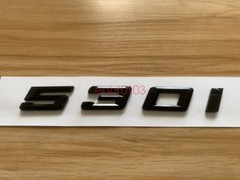 Gloss Black 3D ABS Letters Trunk 530i Emblem Rear Badge for BMW 2017-2022 530i