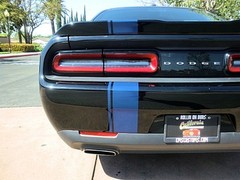 FITS Dodge Challenger 15 to 22 Racing Stripe 5″ + 1/2 Inch Graphic Decal Cut Kit