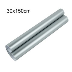 Chrome Metallic Vinyl Film Wrap Sticker Bubble Decals 30*150cm Accessories