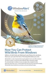 Modern Dots Anti-Collision Window Decal – UV-Reflective Bird Protection Sticker