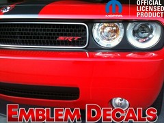Dodge Durango “SRT” Gril / Hatch Emblem Decal 2018 2019 2020 2021 2022 2023 24