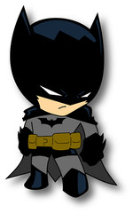 MINI BATMAN LOGO DECAL 3M STICKER DIECUT VINYL COMIC DARK KNIGHT COLORED MADE US