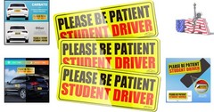 Upgraded Student Driver Magnet – Set of 3 for Enhanced Road Safety & Visibility