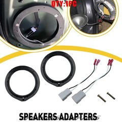 For Honda Passport 2019-UP 6.5″ Door Speaker Plate Adapter & Wiring Harness 1-5X