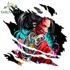 EARLFAMILY 5.1″ Japanese Geisha Tattoo Creative Tear Car Decals Bumper Sticker