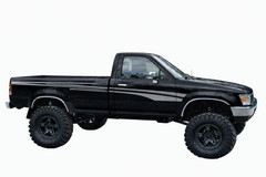 Vintage Style Retro Vinyl Graphics Compatible With Toyota Pickup Regular Cab