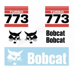 Bobcat 773 Skid Steer Set Vinyl Decal Sticker Aftermarket – FREE SHIPPING