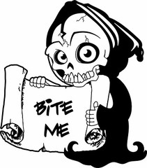Grim Reaper Funny Car Boat Truck Laptop Window Vinyl Decal Sticker