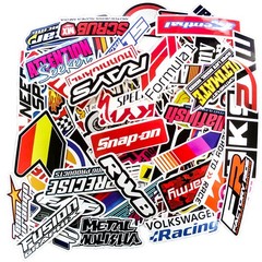 100Pcs Mixed Stickers Decals Motocross Motorcycle Car ATV Racing Bike Helmet Lot